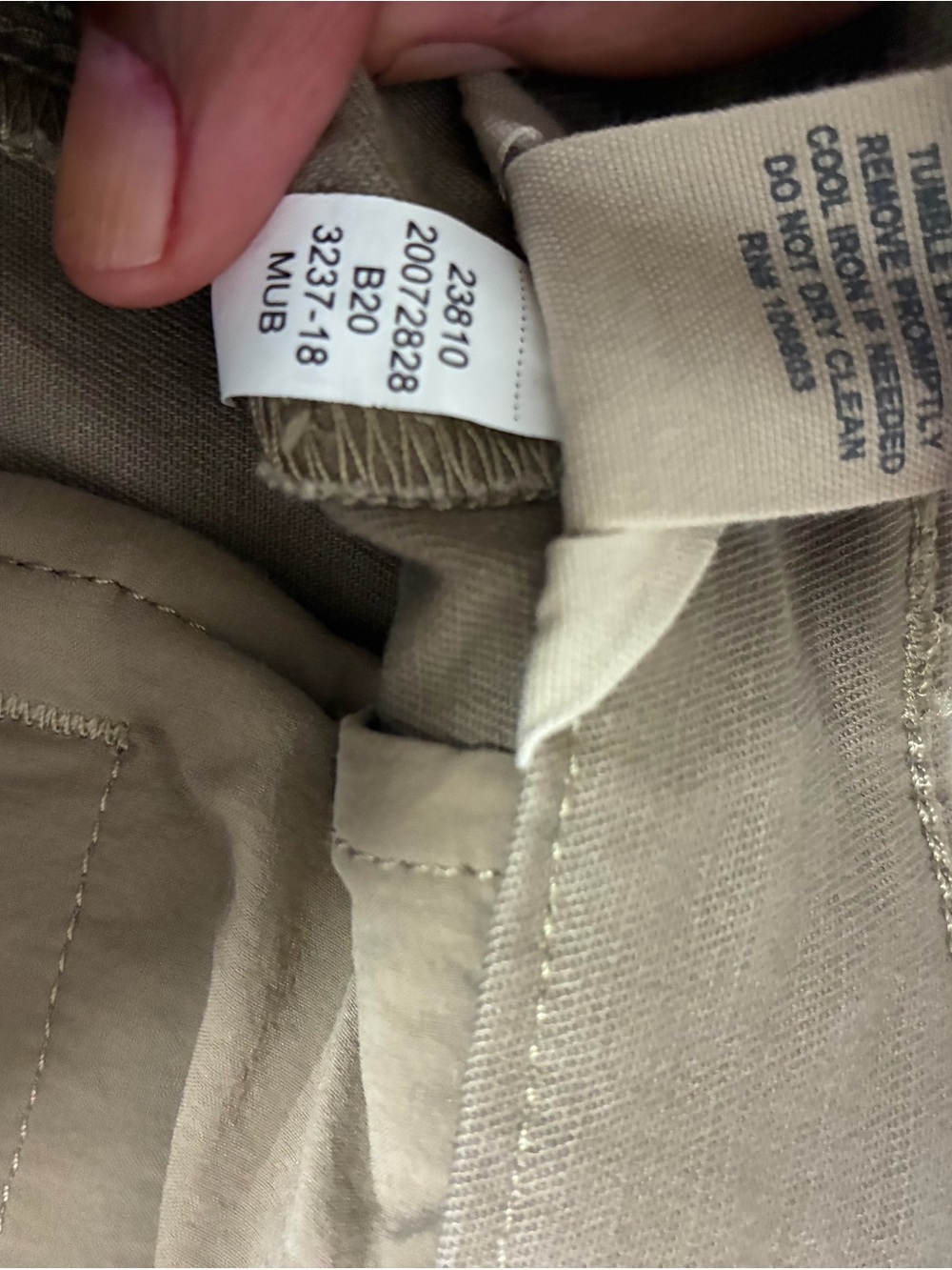 Duluth Trading Co Olive Wide-Leg Utility Jeans - Picture 5 of 14